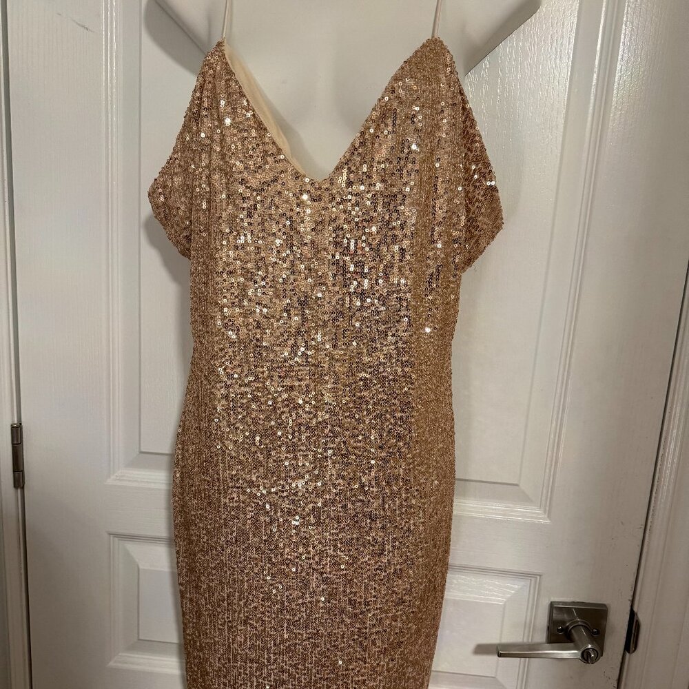 Robe de soirée pailletée